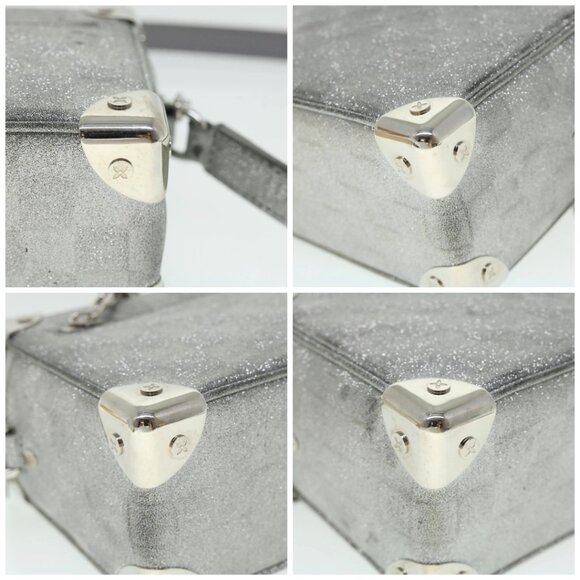 LOUIS VUITTON Damier Glitter Mini Soft Trunk Bag Silver - Picture 15 of 15